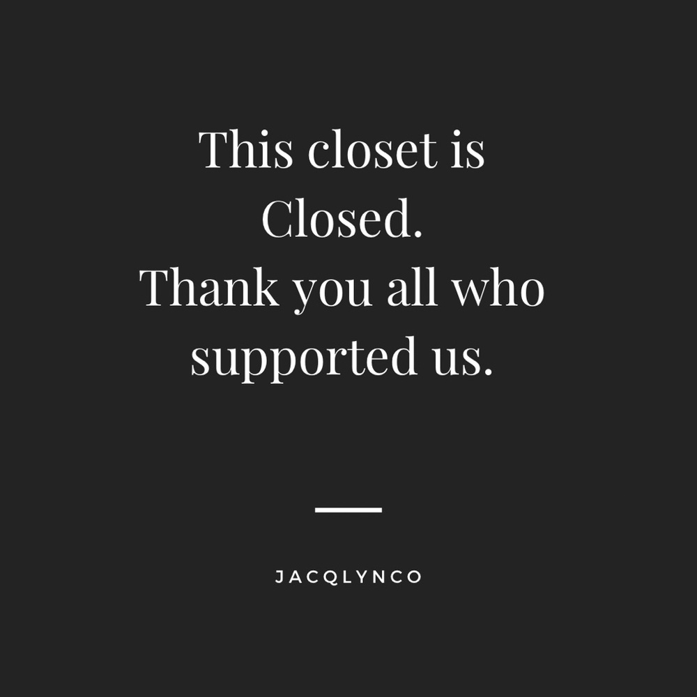 Closet Closed Notice Sign